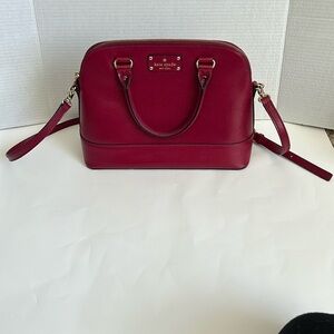 Kate Spade New York Wellesley Small Rachelle leather handbag satchel.